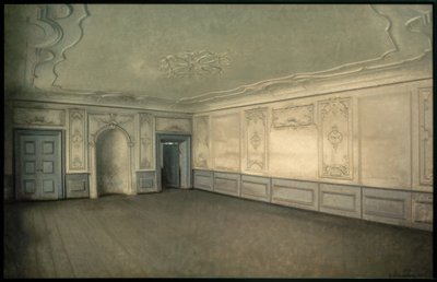 Hall in Lindegaarden by Vilhelm Hammershoi